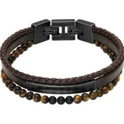 Bracelet Marron Homme Multi-rangs - YALE