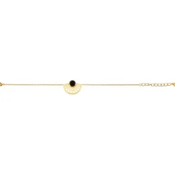 Bracelet Mia Doré & Onyx Noir
