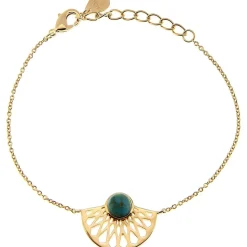 Bracelet Mia Doré & Turquoise