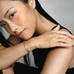 Bracelet Milanais Fermoir pavé Pandora Reflexions