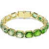 Bracelet Millenia Taille octogonale Dégradé de couleur Vert Placage de ton or