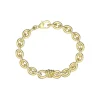 Bracelet Modern Love Acier Doré Et Nœud Central