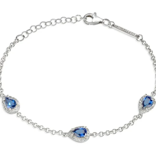 Bracelet Morellato SAIW11 - Bracelet Argent Cristaux Bleu Femme
