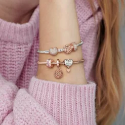 Bracelet Pandora 580728 - Bracelet Moments Rose Femme