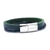 Bracelet Redskins 285113 - Bracelet Cuir Bicolore Homme