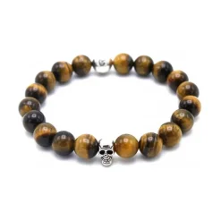 Bracelet Redskins 285119 - Bracelet Perle Marron Homme
