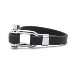 Bracelet Redskins 285104 - Bracelet Boucle Cuir Noir Homme