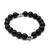 Bracelet Redskins 285116 - Bracelet Perle Noir Onyx Homme