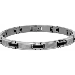 Bracelet Rochet B031980 - Bracelet Argenté Maillons Homme