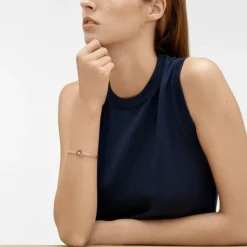 Bracelet skagen Elin SKJ0851791 - Bracelet Milanais Doré Rose Femme
