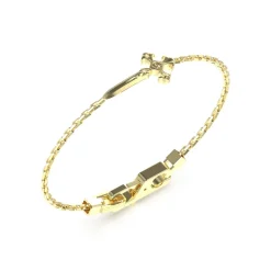 Bracelet South Alameda Acier Doré Motif Dague