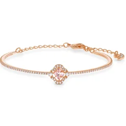 Bracelet Swarovski 5516476 - Bracelet métal rhodié rose Femme