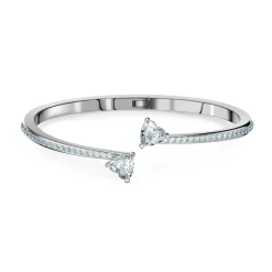 Bracelet Swarovski 5535354 - Bracelet-Jonc métal argenté cristaux Femme