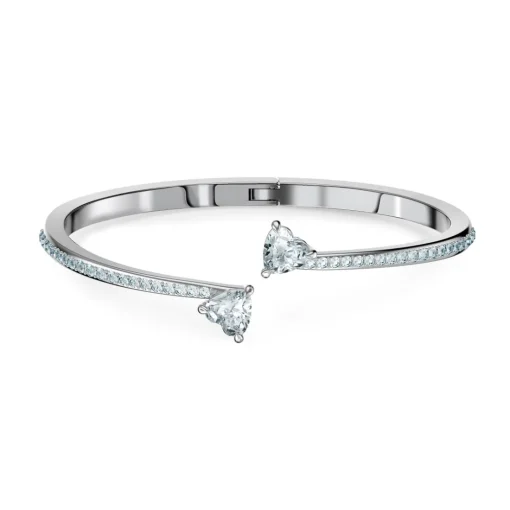 Bracelet Swarovski 5535354 - Bracelet-Jonc métal argenté cristaux Femme