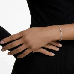 Bracelet Swarovski 5465384 - Bracelet Timeless Elegance Argenté Cristaux Ajustable Femme