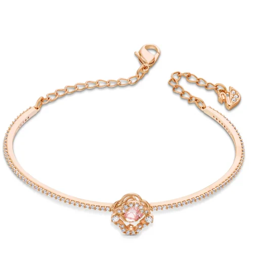 Bracelet Swarovski 5516476 - Bracelet métal rhodié rose Femme