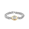 Bracelet Ti Sento - 23038ZY Argent Rhodié Et Pièce Serti Doré