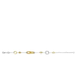Bracelet Ti Sento - 23033ZY Argent Doré Et Maillons Torsadés