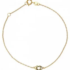 Bracelet Vertigo KISS ME-OR JAUNE - Bracelet Acier Diamant Jaune Femme