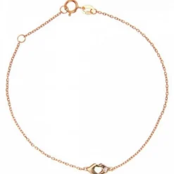Bracelet Vertigo KISS ME-OR ROSE - Bracelet Acier Diamant Rose Femme
