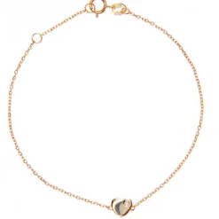 Bracelet Vertigo LOVE ME-OR ROSE - Bracelet Acier Diamant Rose Femme