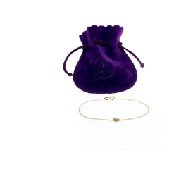 Bracelet Vertigo LOVE ME-OR JAUNE - Bracelet Acier Diamant Jaune Femme