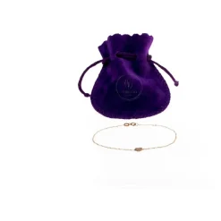 Bracelet Vertigo LOVE ME-OR ROSE - Bracelet Acier Diamant Rose Femme