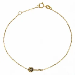 Bracelet Vertigo OPEN ME-OR JAUNE - Bracelet Acier Diamant Jaune Femme