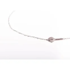 Bracelet Vertigo OPEN ME-OR BLANC - Bracelet Acier Diamant Argent Femme
