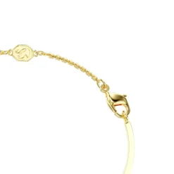 Bracelet-jonc Symbolica, Œil porte-bonheur, Bleu, Placage de ton or