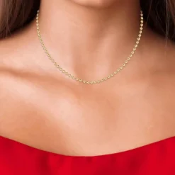Chaine Angèle M B2385-DORECollier femme Angèle M - B2385-DORE Acier Doré