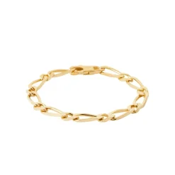 Chaine figaro 1-1 plaqué or homme Maison de la Bijouterie 7mm Y3ZYY0YZ