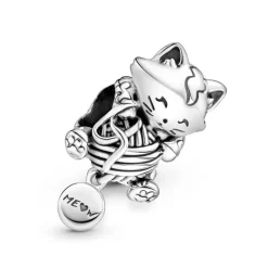 Charm Boule Chaton & Pelote de Laine Pandora Moments
