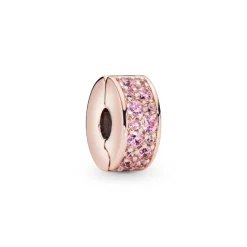 Charm Clip Pandora Moments Pavé Rose