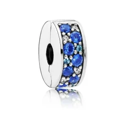 Charm Clip Pandora Moments Pavé Bleu