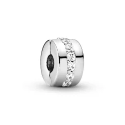 Charm Clip Pandora Moments Rangée Scintillante Incolore