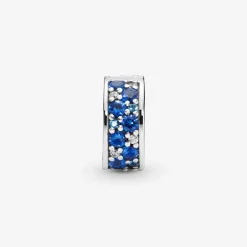Charm Clip Pandora Moments Pavé Bleu