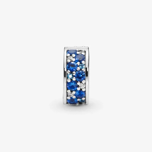 Charm Clip Pandora Moments Pavé Bleu