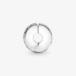 Charm Clip Pandora Moments Pavé Bleu