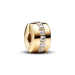 Charm Clip Rangée Scintillante Incolore