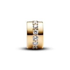 Charm Clip Rangée Scintillante Incolore