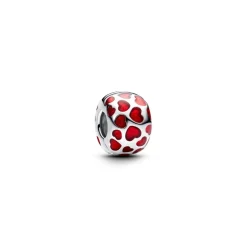 Charm Clip Rond Cœurs