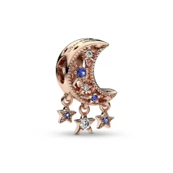 Charm Croissant de Lune et Étoiles – Pandora Moments