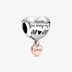 Charm Cœur de Maman Fête des mères