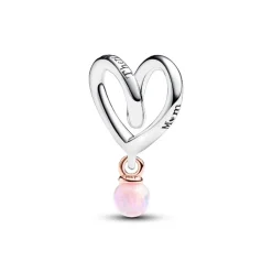 Charm Cœur Ruban Bimatière