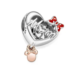 Charm Disney x Pandora - Minnie Cœur Mom