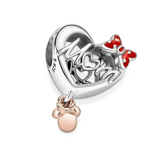 Charm Disney x Pandora - Minnie Cœur Mom