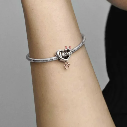 Charm Disney x Pandora - Minnie Cœur Mom