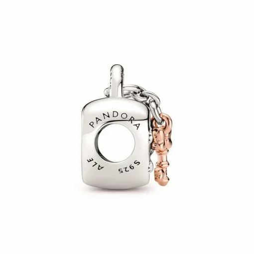 Charm Disney x Pandora Cadenas cœur Mickey & Minnie