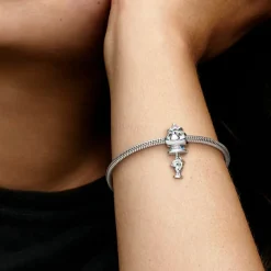 Charm Disney x Pandora Madame Samovar et Zip de la Belle et la Bête